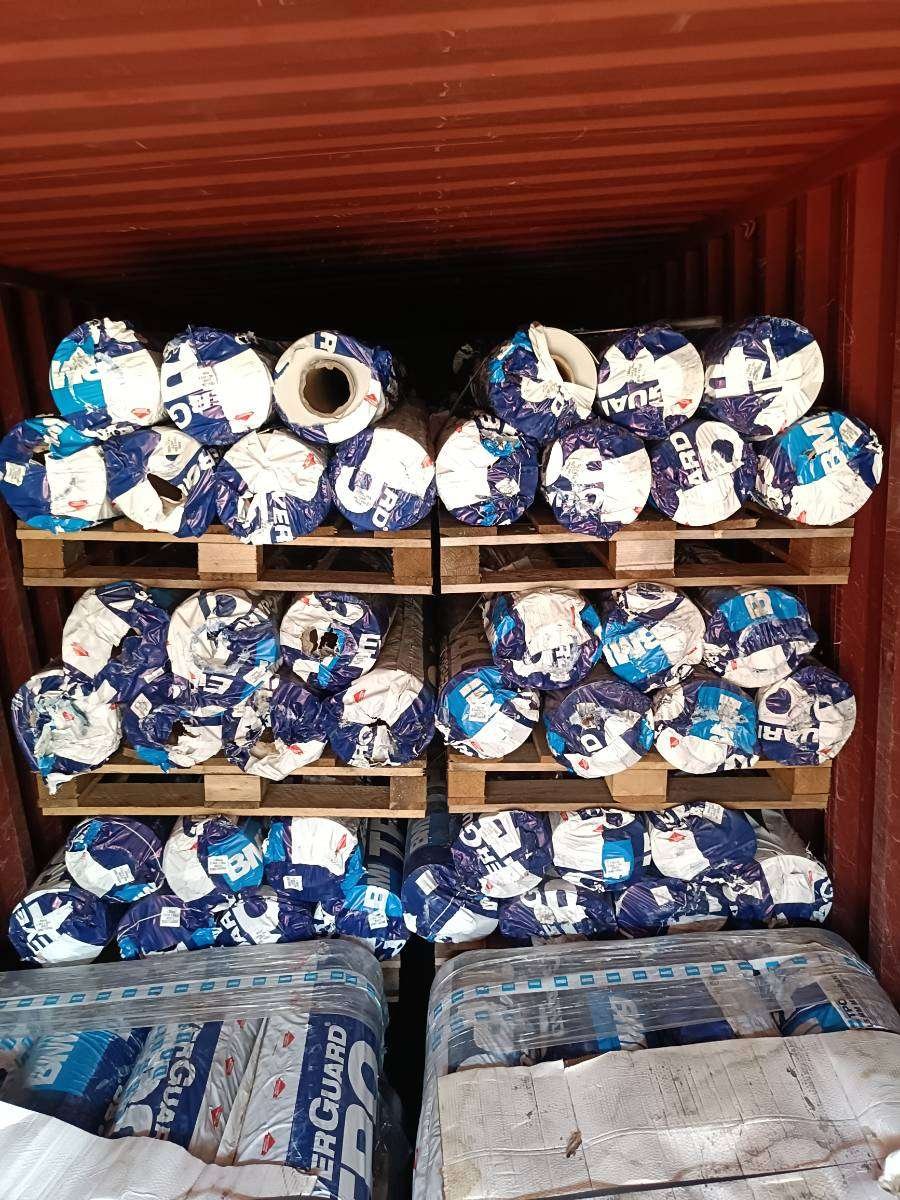 Flooring rolls gray white